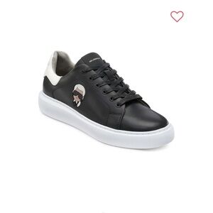 Karl Lagerfeld Men’s Karl Head Recycled Leather Sneakers size 11